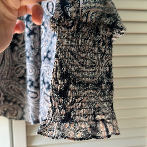 Cinq a Sept Stephanie top lined, size XS navy / multi color - Picture 4 of 6